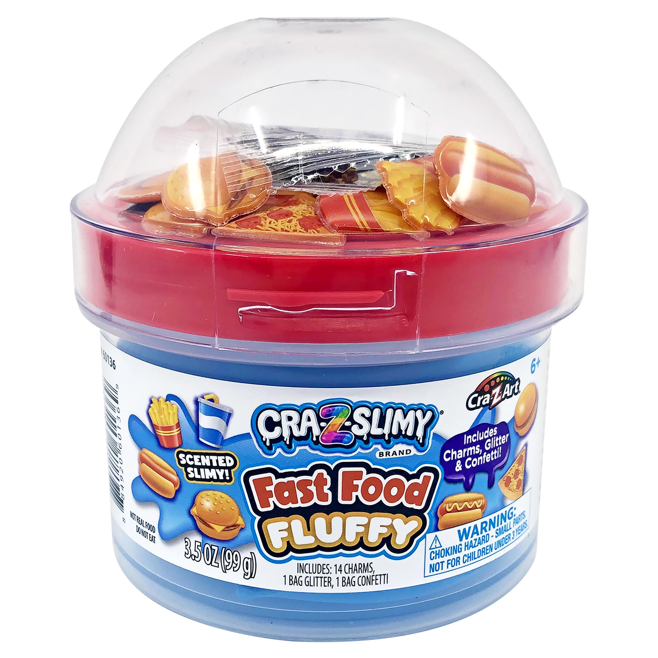 Amazon.com: CRA-Z-Slimy Fast Food Blue Fluffy Butter Cloud Slime